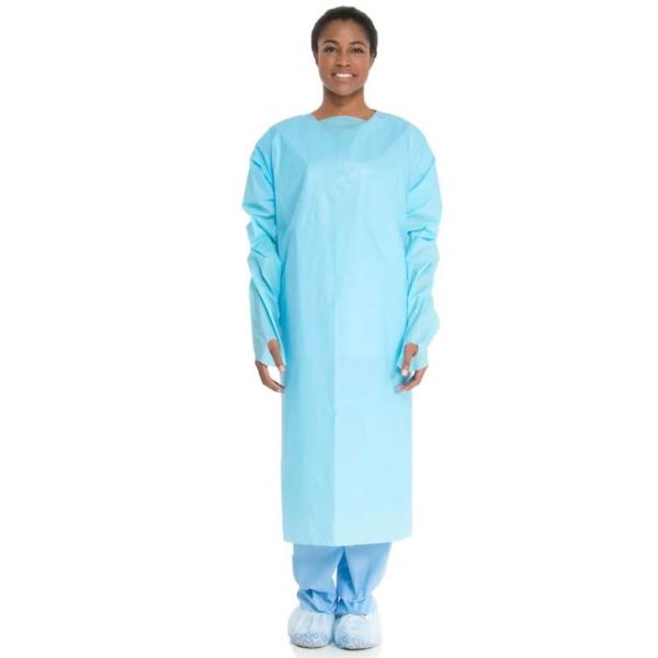 GOWN IMPERVIOUS BLUE THUMBS UP EXTRA LARGE15s    