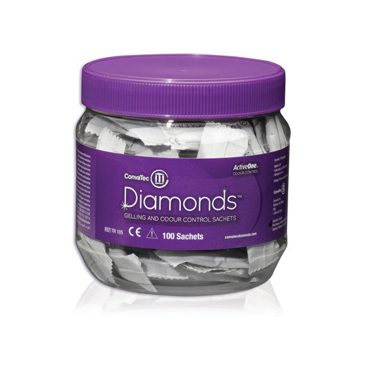 DIAMONDS OSTOMY SACHETS ODOR CONTROL GELLING(100 