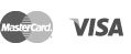 Payment options - Master card logo and Visa Logo