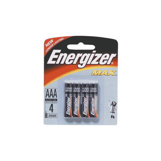 BATTERY AAA SIZE ENERGIZER (4)                   