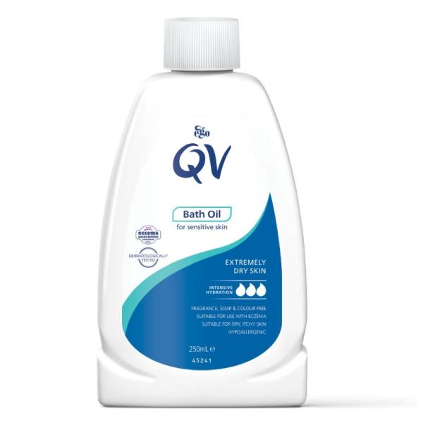 QV BATH OIL 250ML FOR DRY OR SENSITIVE SKIN