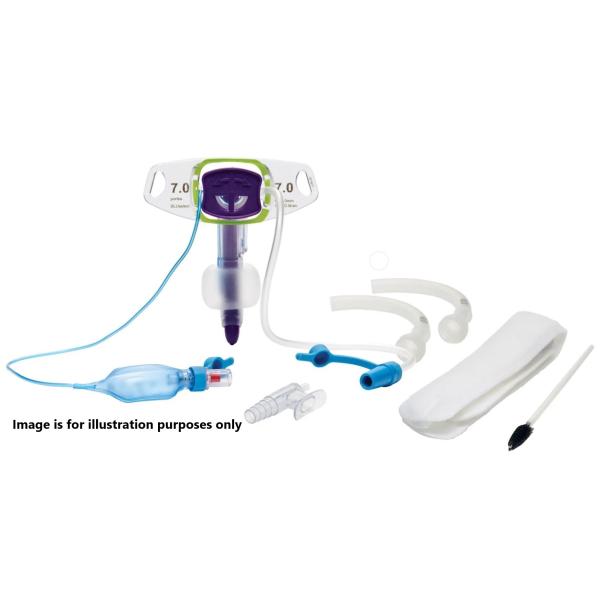 TUBE TRACHEOSTOMY 7.0MM BLUSELECT SUCTIONAID KIT