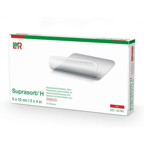 SUPRASORB H THIN 5X10CM 10's HYDROCOLLOID        