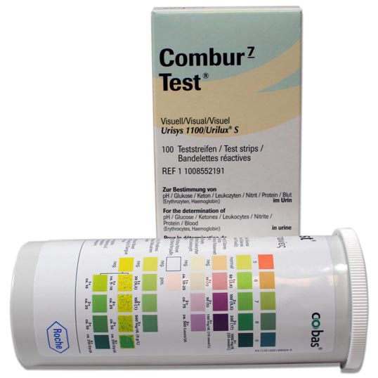 COMBUR-7 URINARY TEST STRIPS PACK OF 100