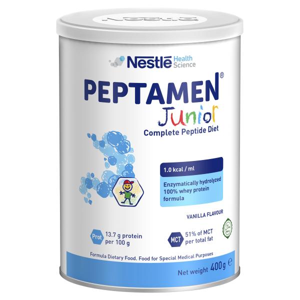 PEPTAMEN JUNIOR 400G RESEALABLE TIN (12)