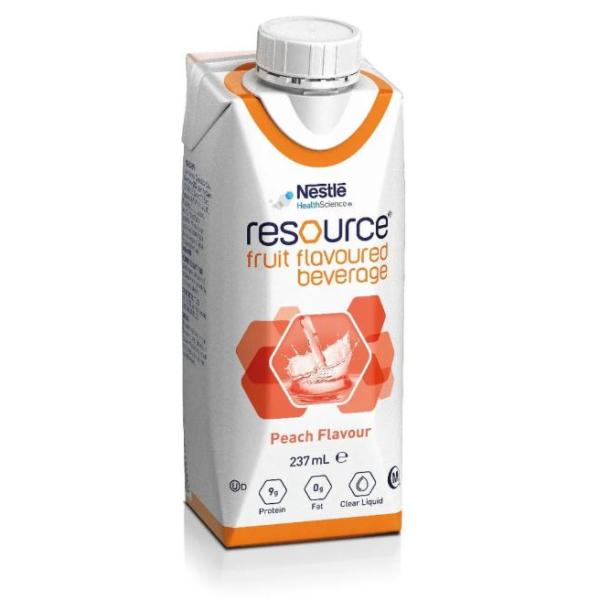 RESOURCE FRUIT BEVERAGE PEACH TETRA 237ML        