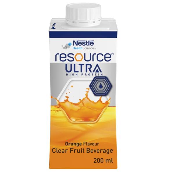 RESOURCE ULTRA CLEAR ORANGE 200ML (4) **