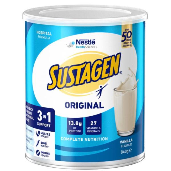 SUSTAGEN HOSPITAL FORMULA VANILLA 840G**