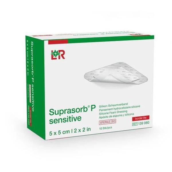 SUPRASORB P SENSITIVE BORDER LITE 5X5CM (10)