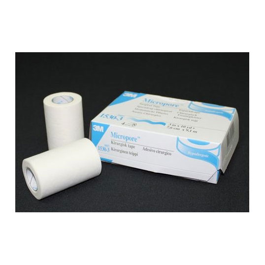 MICROPORE SURGICAL  TAPE 75MM (4) .