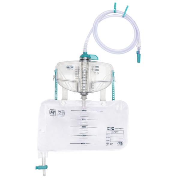 URINE METER Q500 PLUS 1.5M 2LTR RND HOOK (10)    