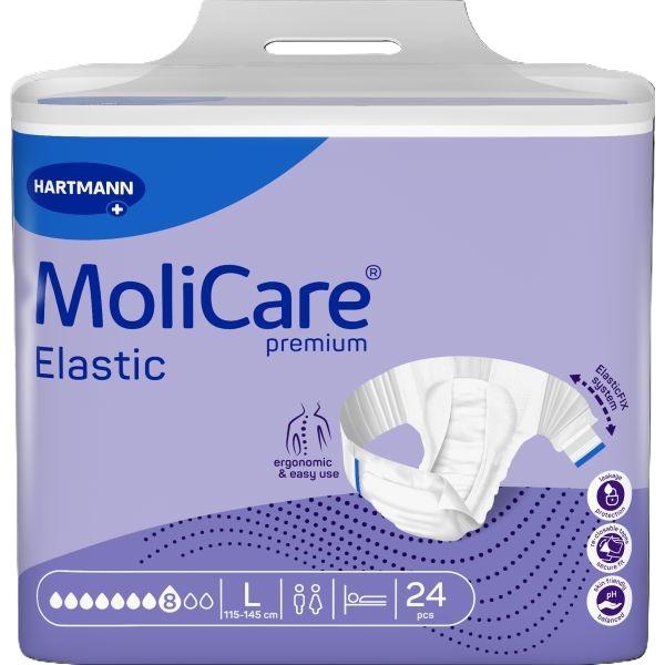 MOLICARE PREMIUM ELASTIC 8 DROP LARGE (24X3)
