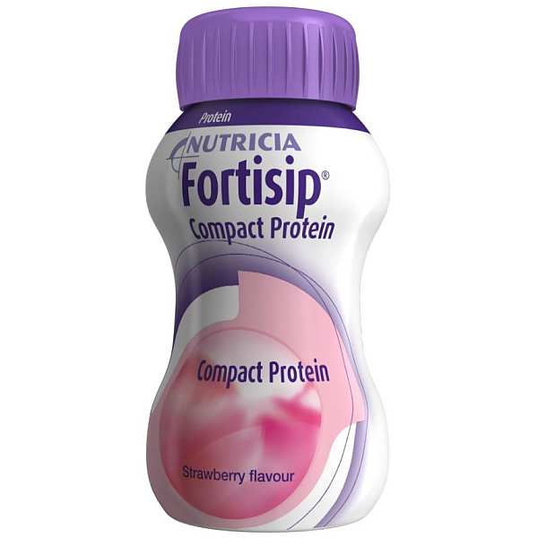 FORTISIP COMPACT PROTEIN STRAWBERRY 125ML (4)
