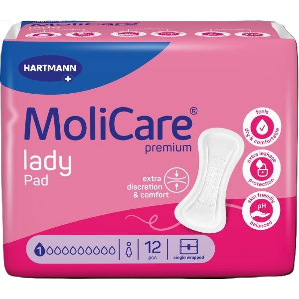 MOLICARE PREMIUM LADY PAD 1 DROP (12X16)