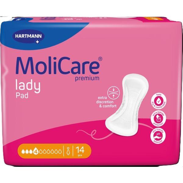 MOLICARE PREMIUM LADY PAD 4 DROP (14X12)