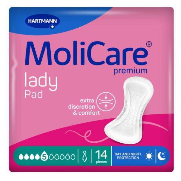 MOLICARE PREMIUM LADY PAD 5 DROP (14X12)**
