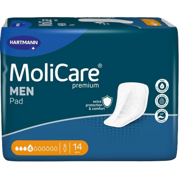 MOLICARE PREMIUM MEN PAD 4 DROPS (14X12)