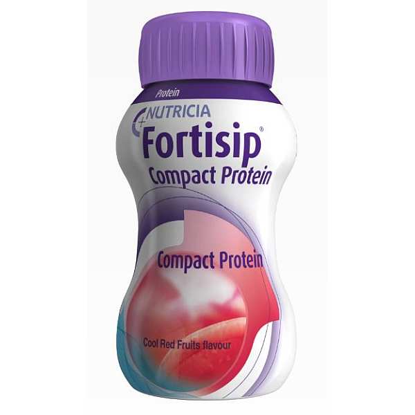 FORTISIP COMPACT PROTEIN COOL RED FRUITS 125ML(4)
