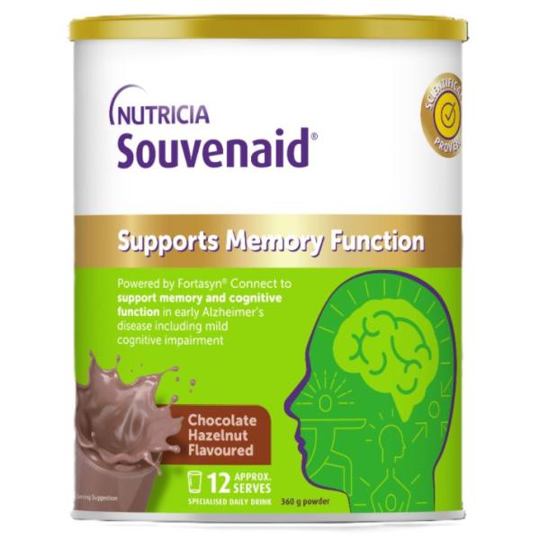 SOUVENAID POWDER CHOC HAZELNUT 360G
