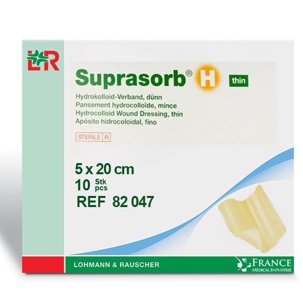 SUPRASORB H THIN 5X20CM HYDROCOLLOID (10)