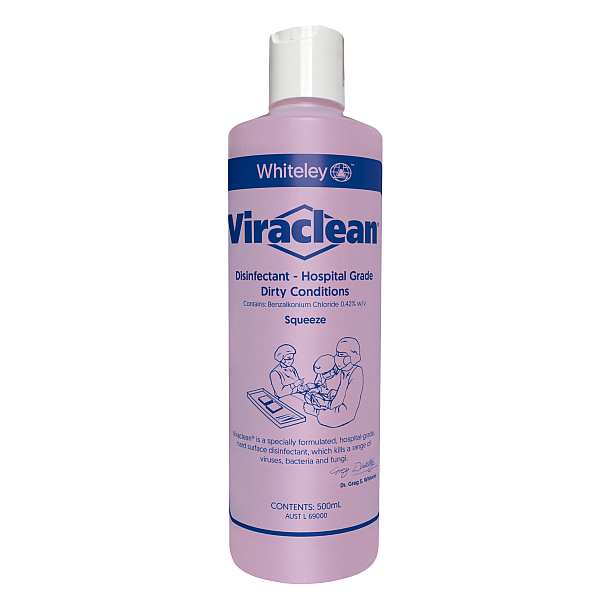 VIRACLEAN 500ML SQUEEZE PACK SURFACE DISINFECT.