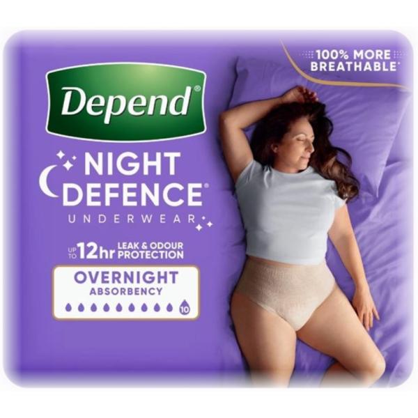 DEPEND REALFIT LGE NIGHT DEFENCE UWEAR FEM (8x3)*