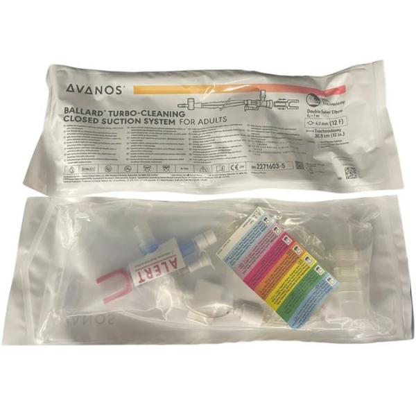 CATHETER CLOSED SUCTION FG12 4MM DBL ELBOW (20)  