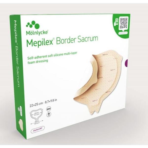 MEPILEX BORDER SACRUM 22X25CM (5)