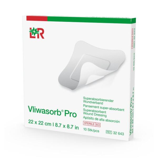 VLIWASORB PRO 22X22CM SUPERABSORBENT (10)        