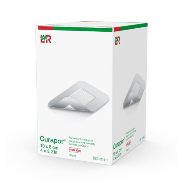 CURAPOR SURGICAL 10X8CM DRESSING STERILE (50)    