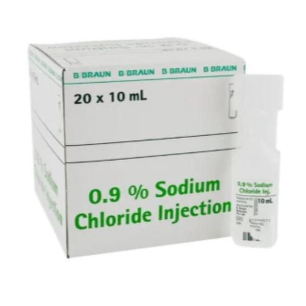 SODIUM CHLORIDE 0.9% INJ STERIAMP 10ML (20) BRAUN