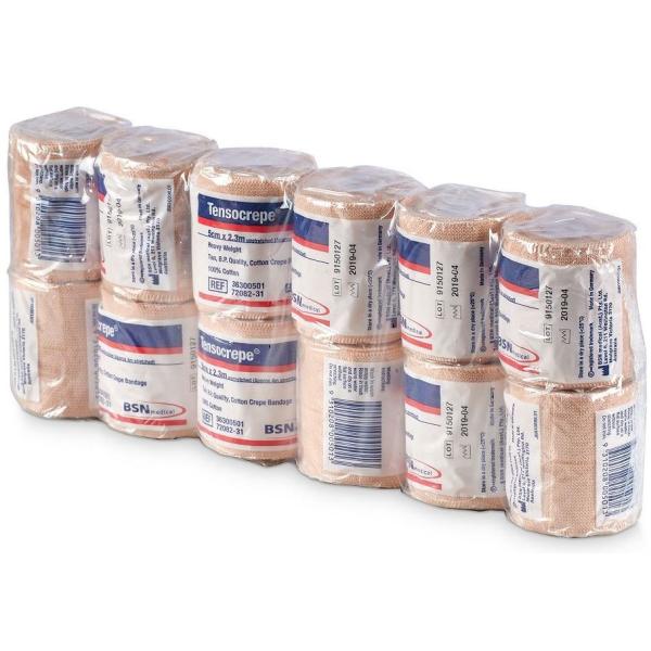 BANDAGE TENSOCREPE HW BP 10CMX2.3M TAN (12)      