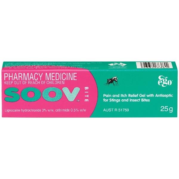 SOOV BITE AND STING GEL 25g WITH ANTISEPTIC