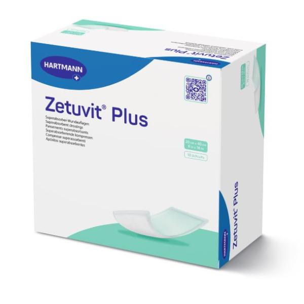 ZETUVIT PLUS ABSORBENT DRESSING 20X40CM (10)