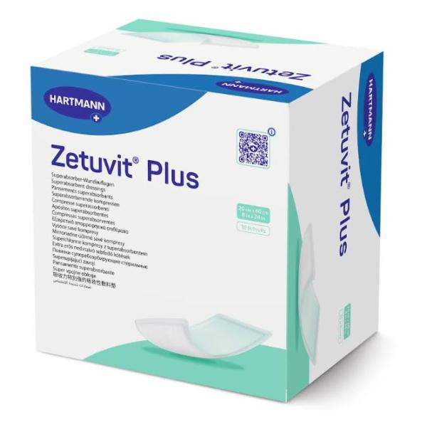 ZETUVIT PLUS ABSORBENT DRESSING 20X6CM (10)