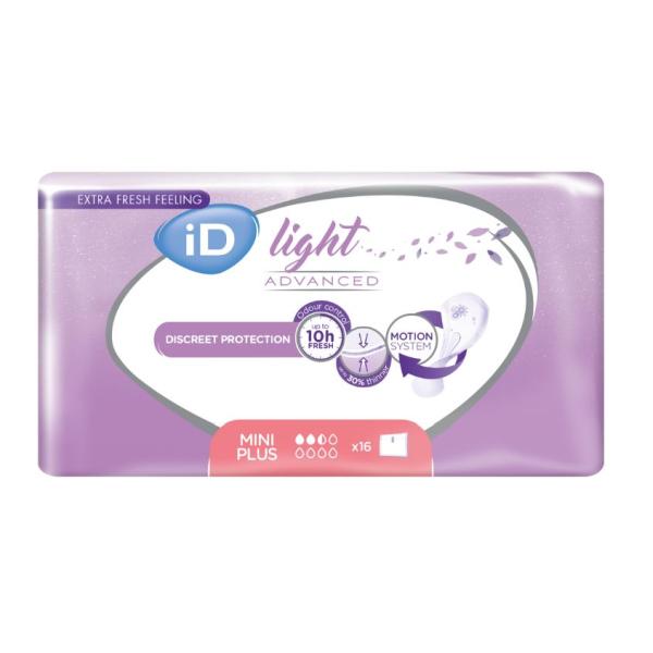 ID LIGHT MINI PLUS PADS 260ML (16)