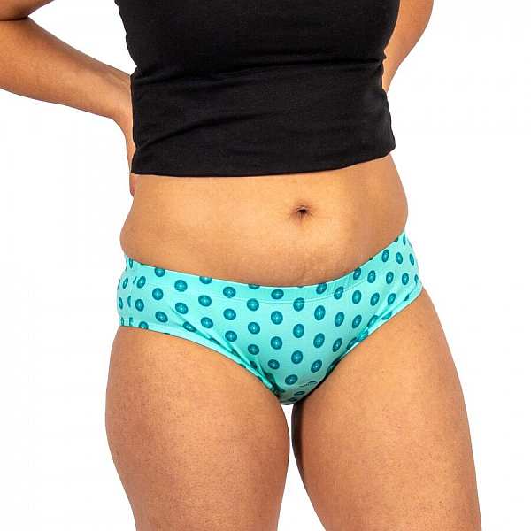 CONNI LADIES BRIEF REAL TEAL SIZE 10