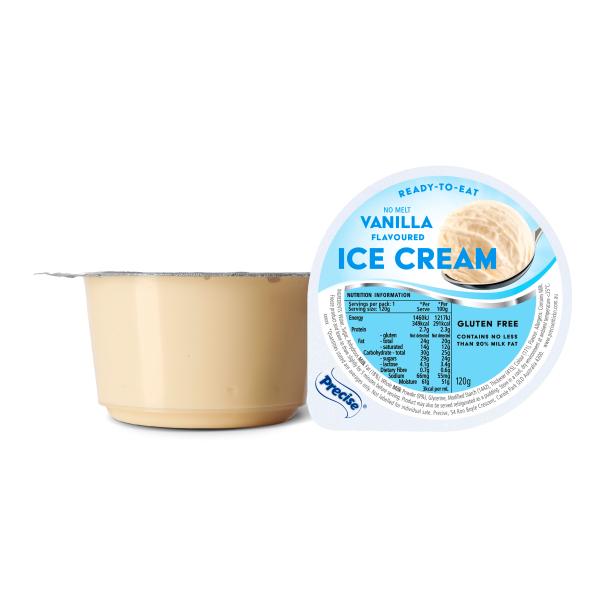 PRECISE ICE CREAM 120G NO MELT VANILLA (24)