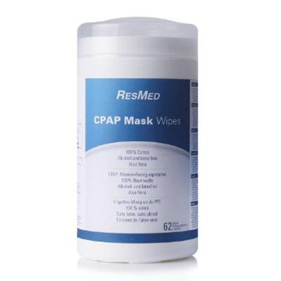 WIPES RESMED FOR CPAP MASKS/PARTS (62)