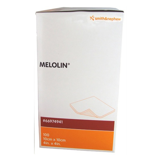 MELOLIN 10 X 10CM 100'S STERILE DISP BOX