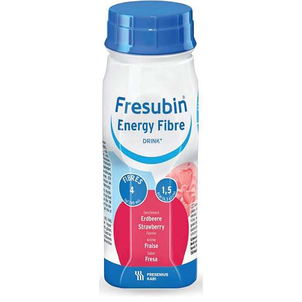 FRESUBIN ENERGY FIBRE STRAWBERRY 200ML (24)