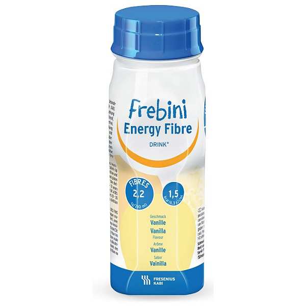 FREBINI ENERGY FIBRE DRINK VANILLA 200ML (24)