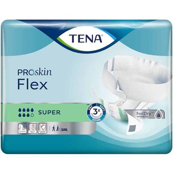 TENA FLEX SUPER LARGE (30/PK X 3PK) 2530ml