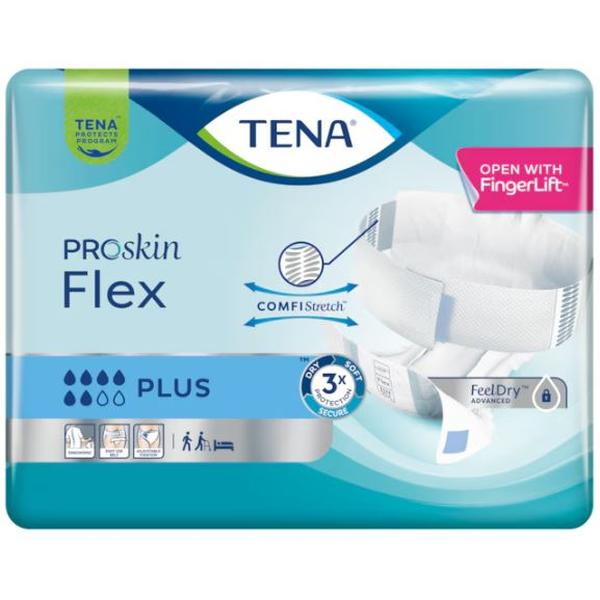 TENA FLEX PLUS SMALL W 61-87CM 1065ML (3X30PK)