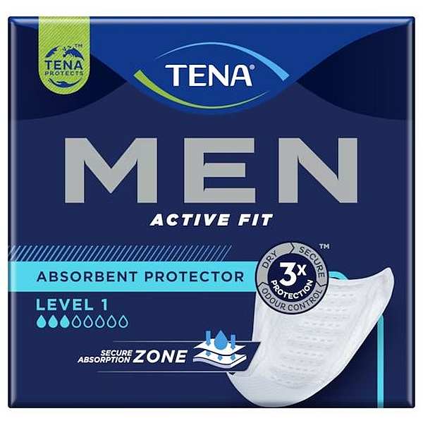 TENA MEN ACTIVE FIT LVL1 ABSORB PROTECTOR (12X4)
