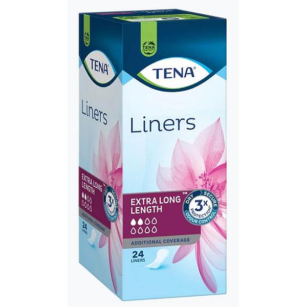 TENA LINERS EXTRA LONG (24/PK X 6PK)