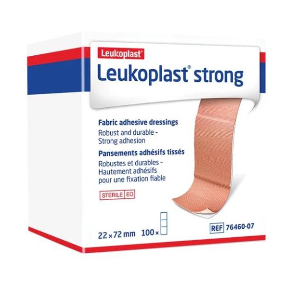 LEUKOPLAST STRONG FABRIC STRIPS 7.2X2.2CM (100)  