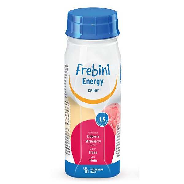 FREBINI ENERGY DRINK STRAWBERRY 200ML (24)