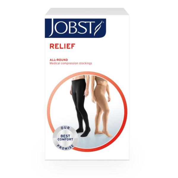 JOBST RELIEF WAIST C/TOE LGE BEIGE CCL2          