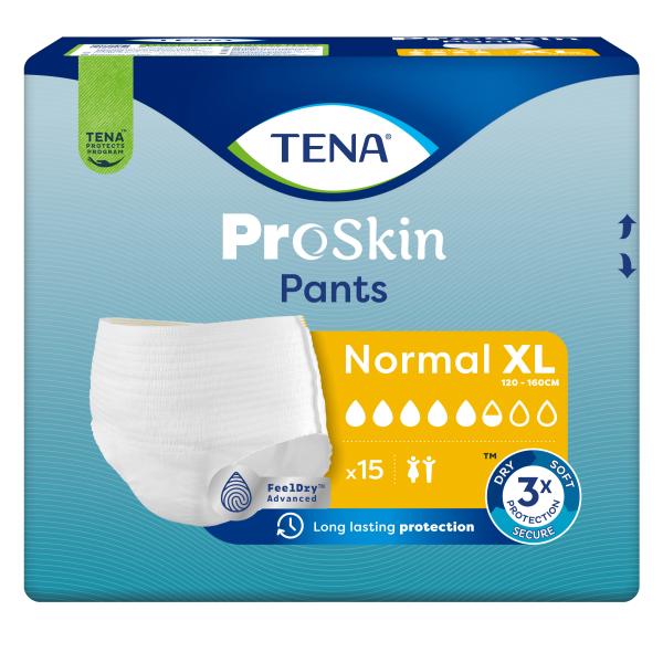 TENA PANTS NORMAL XL PROSKIN (15/PK X 6PK)
